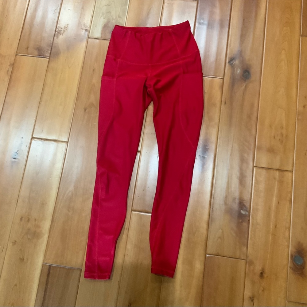 Tesla red secrecies athletic pants size XS